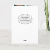 Birthday Bokeh Party Lights Kaart (Achterkant)