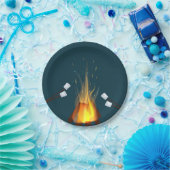 Birthday Bonfire Borden Papieren Bordje (Feest)