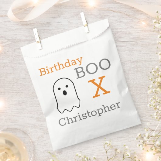 Birthday Boo Ghost Bedankzakje (Geknipt)