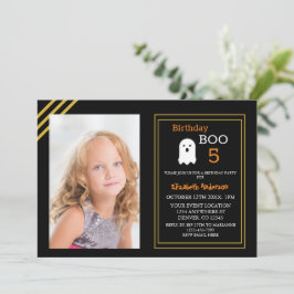 Birthday Boo Herfst Halloween Kaart