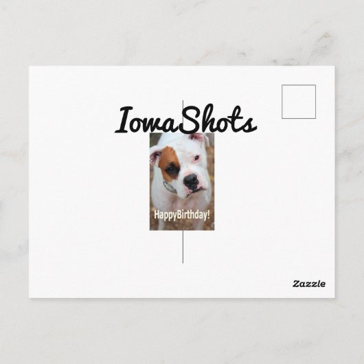 Birthday Boop Kaart (Achterkant)