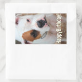 Birthday Boop Rechthoekige Sticker (Tas)