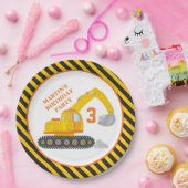 Birthday Bord bouwgraafmachine (Feest)