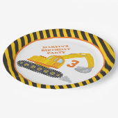 Birthday Bord bouwgraafmachine (Gekanteld)