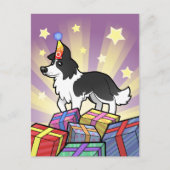 Birthday Border Collie Briefkaart (Voorkant)