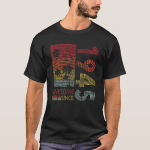 Birthday Born 1945 Awesome since 1945 Vintage 1 T-shirt