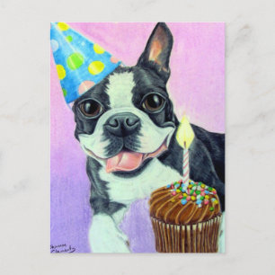 Birthday Boston Briefkaart