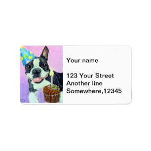 Birthday Boston Etiket
