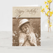 Birthday Bouquet Kaart (Gele Bloem)