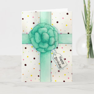 Birthday Bow Card Kaart