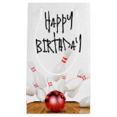 Birthday Bowling Strike Klein Cadeauzakje (Voorkant)