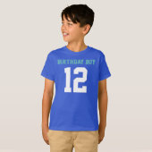 Birthday Boy 12 T-shirt (Voorkant volledig)
