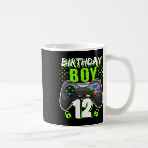 Birthday Boy 12 Video Game Controller Gamer 12th B Koffiemok