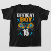 Birthday Boy 16 Video Game Controller Gamer 16th B T-shirt (Laagn)