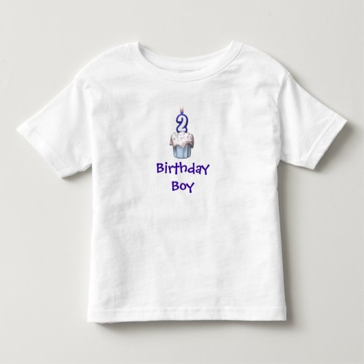 Birthday Boy 2 Kinder Shirts (Voorkant)