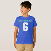Birthday Boy 6 T-shirt (Voorkant volledig)