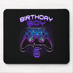 Birthday Boy 6 Video Game Controller Gamer 6th Bir Muismat