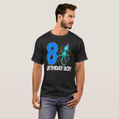 Birthday Boy 8 S Octopus Love T-shirt (Voorkant volledig)