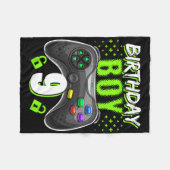 Birthday Boy 9 Video Game Controller Gamer 9th Bir Fleece Deken (Voorkant (Horizontaal))