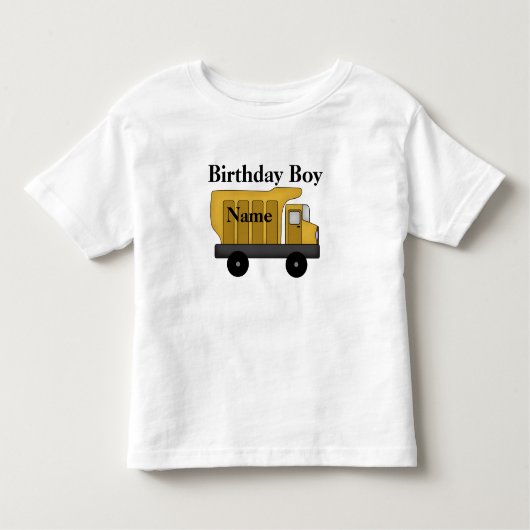 Birthday Boy aanpassen Kinder Shirts (Voorkant)