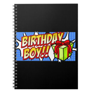 Birthday Boy Banner Notitieboek