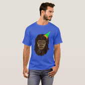 Birthday Boy Bigfoot Sasquatch Humor T-shirt (Voorkant volledig)