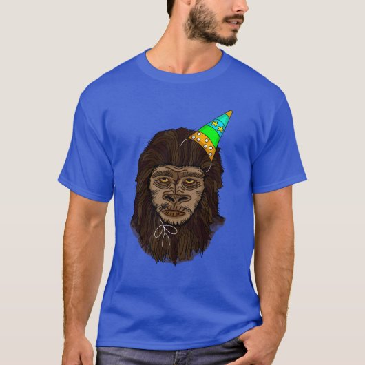 Birthday Boy Bigfoot Sasquatch Humor T-shirt (Voorkant)