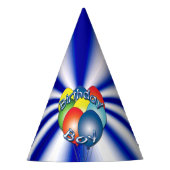 Birthday Boy Blue Feesthoedjes (Voorkant)