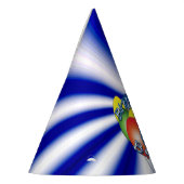 Birthday Boy Blue Feesthoedjes (Links)