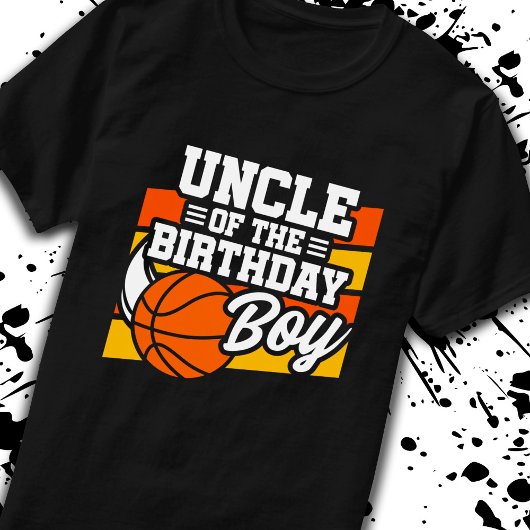 Birthday Boy Boys Basketball Birthday T-shirt