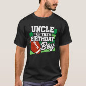 Birthday Boy Boys Football Birthday T-shirt (Voorkant)