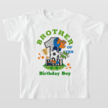 Birthday Boy Brother First Birthday Shirt<br><div class="desc">Viel uw verjaardag met dit speciale T-shirt,  gepersonaliseerd ontwerp</div>