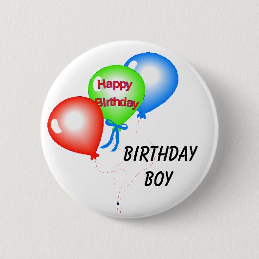 Birthday Boy Button (Voorkant)