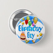 Birthday Boy ~ Button (Voorkant /achterkant)
