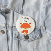Birthday Boy Button Woodlands Theme (In situ)