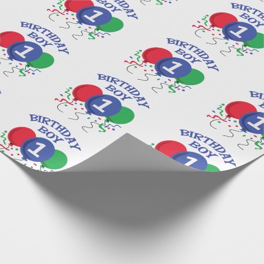 Birthday Boy Cadeaupapier (Hoek)