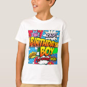 Birthday Boy Comic Book T-shirt (Voorkant)