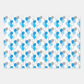 Birthday Boy Coordinating Pattern Wrapping Paper (Voorkant 3)