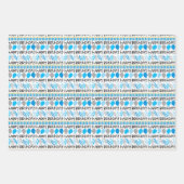 Birthday Boy Coordinating Pattern Wrapping Paper (Voorkant)