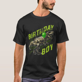 Birthday Boy Dinosaur Theme Rex Costume Dinosaurs T-shirt