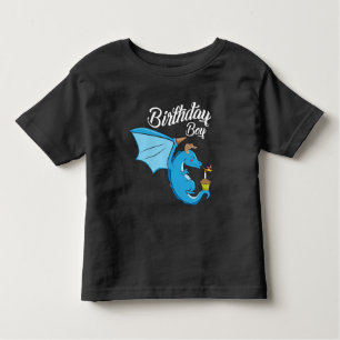 Birthday Boy Dragon Gift Cupcake Candle Fire Kinder Shirts