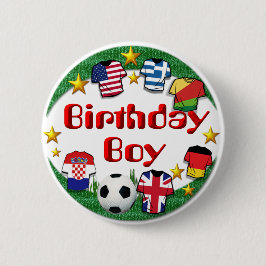 Birthday Boy (Football) ~ Button