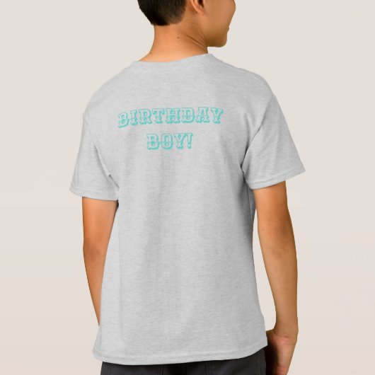 Birthday Boy/Girl Bernese Mountain Dog T-shirt (Achterkant)