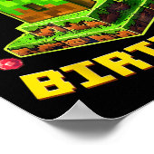 Birthday Boy Its My 6th Birthday Pixel Party 6 Yea Poster (Hoek)