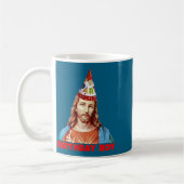 Birthday Boy Jesus Funny Christmas Party Hat Long  Koffiemok (Links)