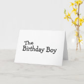 Birthday Boy Kaart (Gele Bloem)