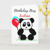 Birthday boy kaart (Gele Bloem)