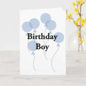 Birthday Boy Kaart (Gele Bloem)