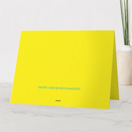 Birthday Boy Kaart (Achterkant)