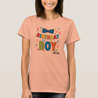 Birthday Boy kinder party shirt Bow Stropdas en co